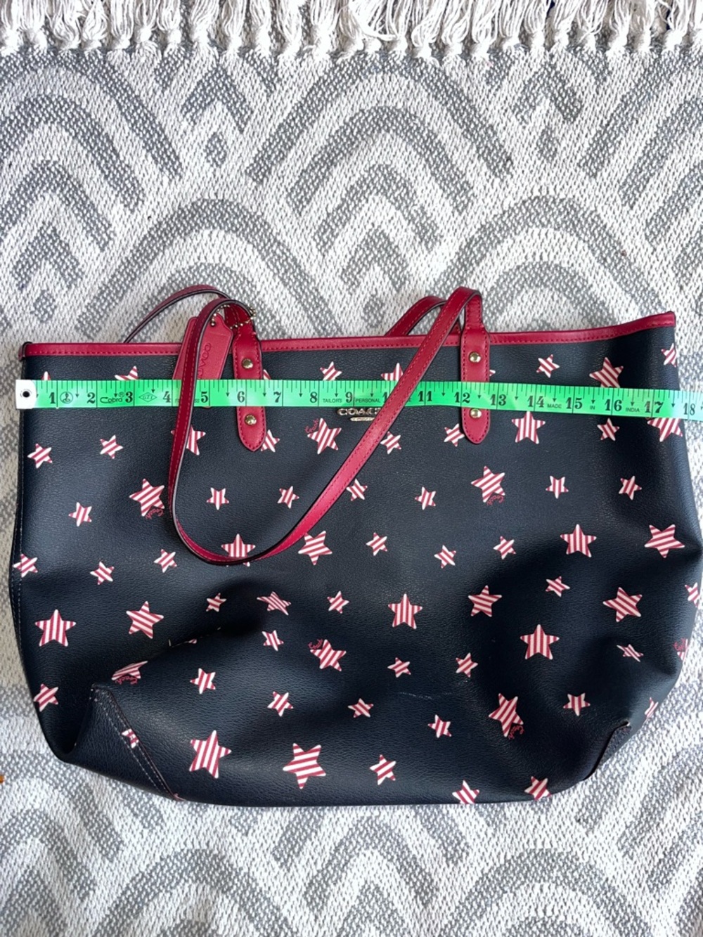COACH Americana Reversible Large Tote Bag - Picture 15 of 16
